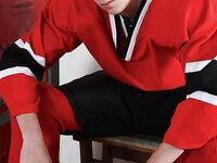 Boy hockey jock jerks off: 17 Nude Pics