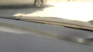 Stroking Cock In Car