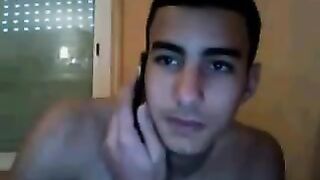Guy show his cock in webcam