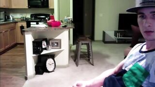 College Twink Jacking Off