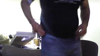Horny latin dude doing a webcam show