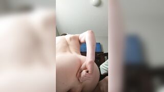 Blond guy is a true beauty and with a smooth body and big cock
