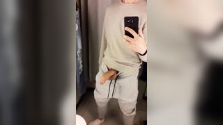 Fat big cock cumshot