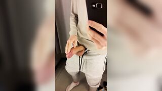 Fat big cock cumshot