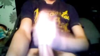 Skinny guy amateur cumming