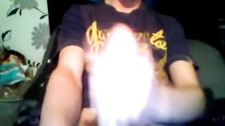 Skinny guy amateur cumming