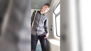 Boy in a train great cumming