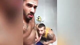 Stranger eats my load
