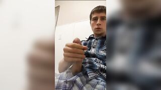Beautiful huge piece of meat spitting cum