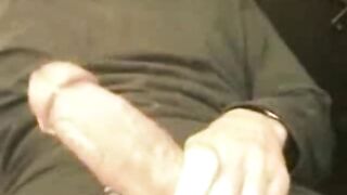 Stroking my thick monster