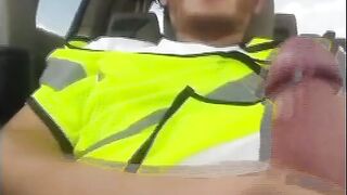 Ginger tradie cums hard