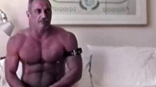 Daddy muscle cum