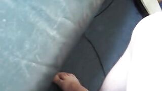 Horny young blond guy love fucking his new fleshlight toy
