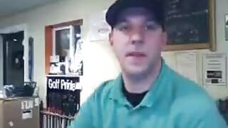 Verbal golf pro and his big nuts