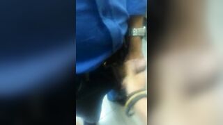 Double public restroom jerk off