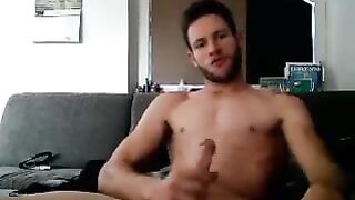 Hot ass boy jacking off