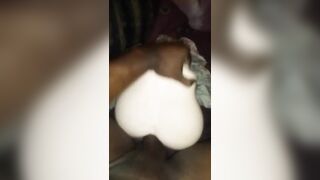 Close up of ebony guy fucking a toy and cumming