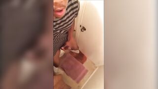 Sexy black dude jerking off on his sofa