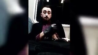 I hope I get caught jerking my big dick on the train