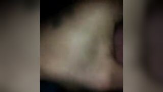 Got caught beating my cock in the car