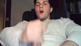 Boy with a nice big cum dispenser