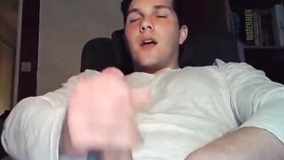 Boy with a nice big cum dispenser