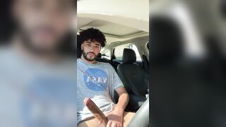 Was too horny on my ride home so i had to make a pit stop