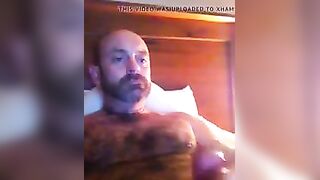 Hot horny hairy wanker