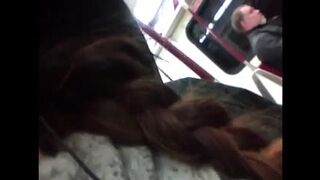 Caught a mature guy masturbating in the subway on my way home