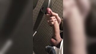 Rubbing my huge perfect curved cock