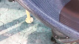 Jerking off in a public park