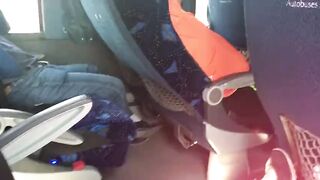 Masturbating on a bus in front of everyone