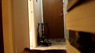 Naked waiting for the delivery guy