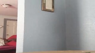 Masturbating secretly from my friend in the living room while his a sleep