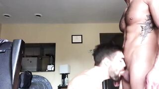 Swallowing cum out this beautiful stallion