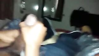 Me and my friend masturbating while watching porn