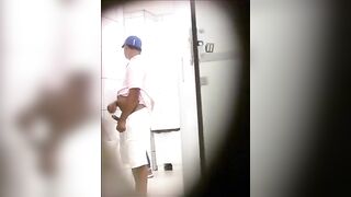 Spying in public toilets