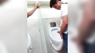 Spying on cute young guys masturbating in public toilets
