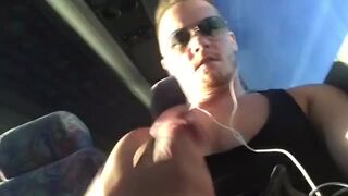 Masturbating on a bus on the way home