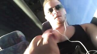 Masturbating on a bus on the way home