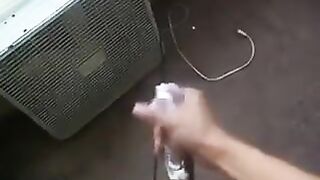 Horny nigga shows off his tasty cock in front of the webcam