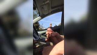 Caught Masturbating in a park parking lot