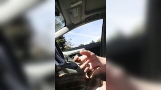 Caught Masturbating in a park parking lot
