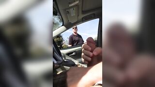 Caught Masturbating in a park parking lot