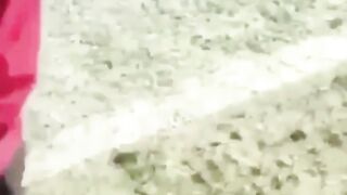 Crazy fuck playing pocket pool at a football game