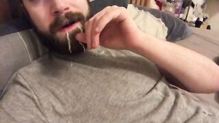 I love getting cum over my face