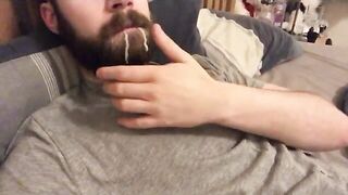 I love getting cum over my face