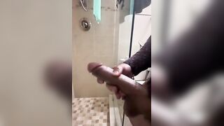 Watch me stroke my juicy cock  cumshot at the end with 2 hot pics(1)