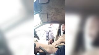 Grandpa helps me cum