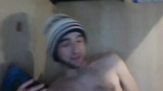 Young Thomas jerking off in the dorms